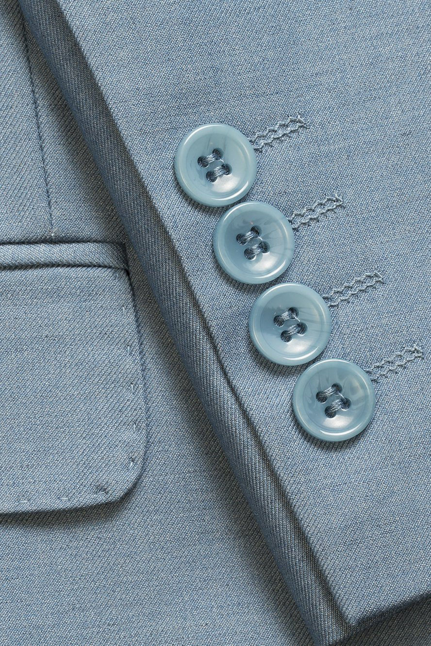 "Kennedy" Light Blue Suit Jacket LuxuryLifeWay Online Store