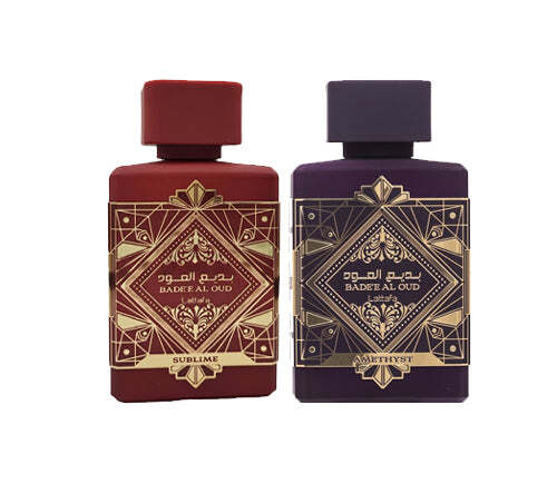 Lattafa Badee Al Oud Sublime & Lattafa Badee Al Oud Amethyst Bundle LuxuryLifeWay Online Store