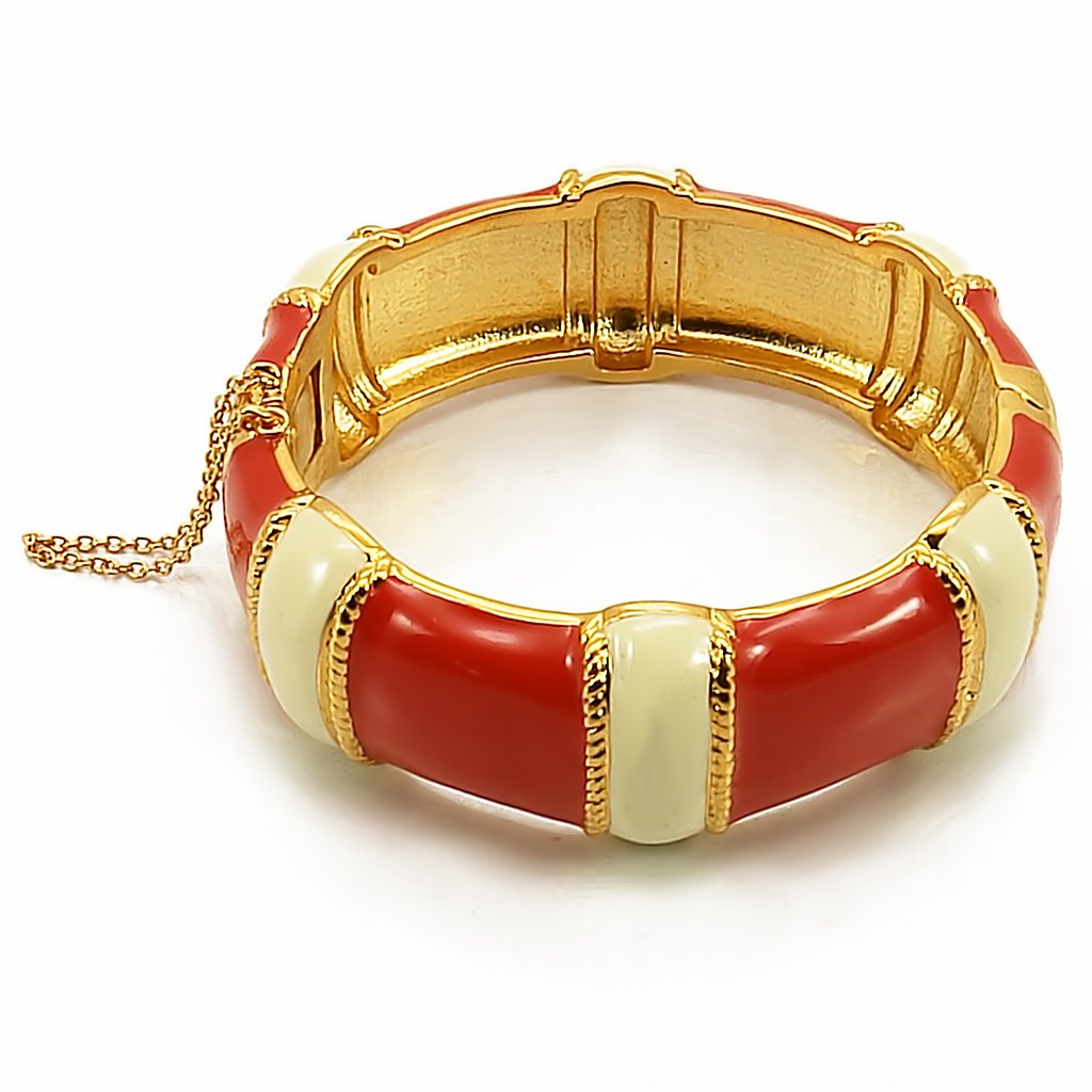 LO1435 - Gold Brass Bangle with No Stone LuxuryLifeWay Online Store