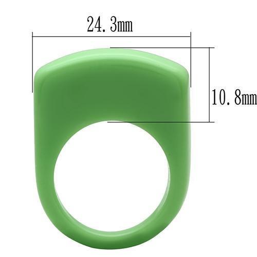 LO2384 -  Resin Ring with Synthetic Synthetic Stone in Multi Color LuxuryLifeWay Online Store