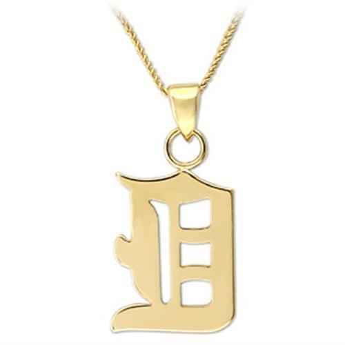 LO336 - Gold White Metal Chain Pendant with No Stone LuxuryLifeWay Online Store