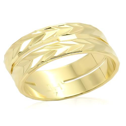 LO985 - Gold Brass Ring with No Stone LuxuryLifeWay Online Store