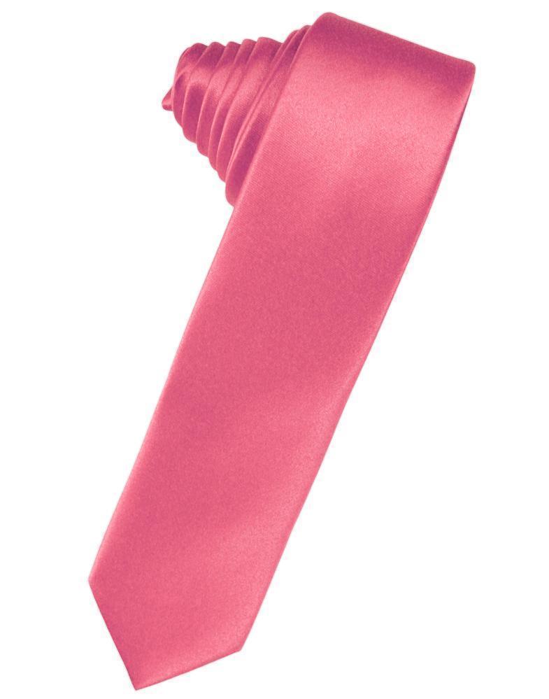 Luxury Satin Skinny Necktie Self Tie LuxuryLifeWay Online Store