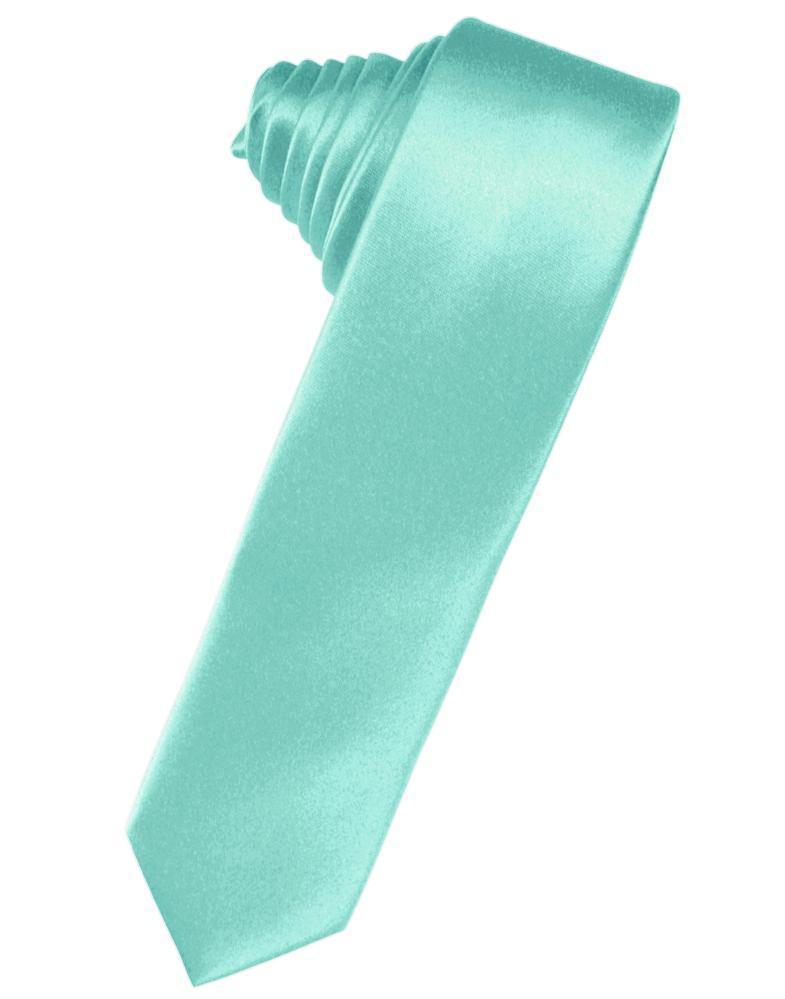 Luxury Satin Skinny Necktie Self Tie LuxuryLifeWay Online Store