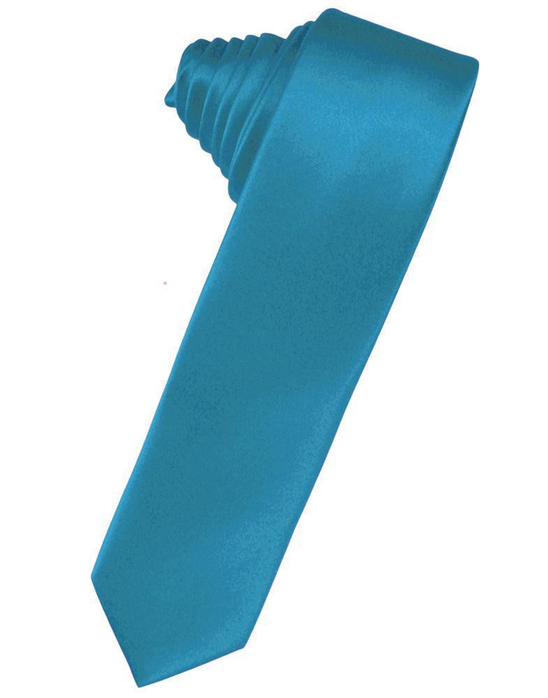 Luxury Satin Skinny Necktie Self Tie LuxuryLifeWay Online Store