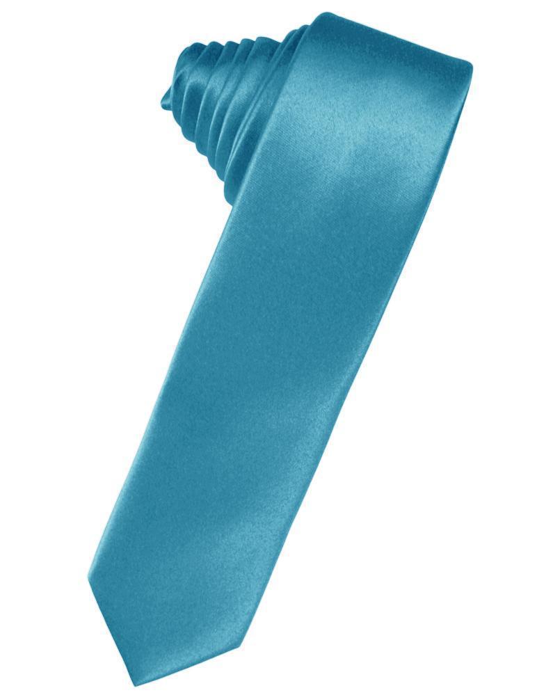 Luxury Satin Skinny Necktie Self Tie LuxuryLifeWay Online Store