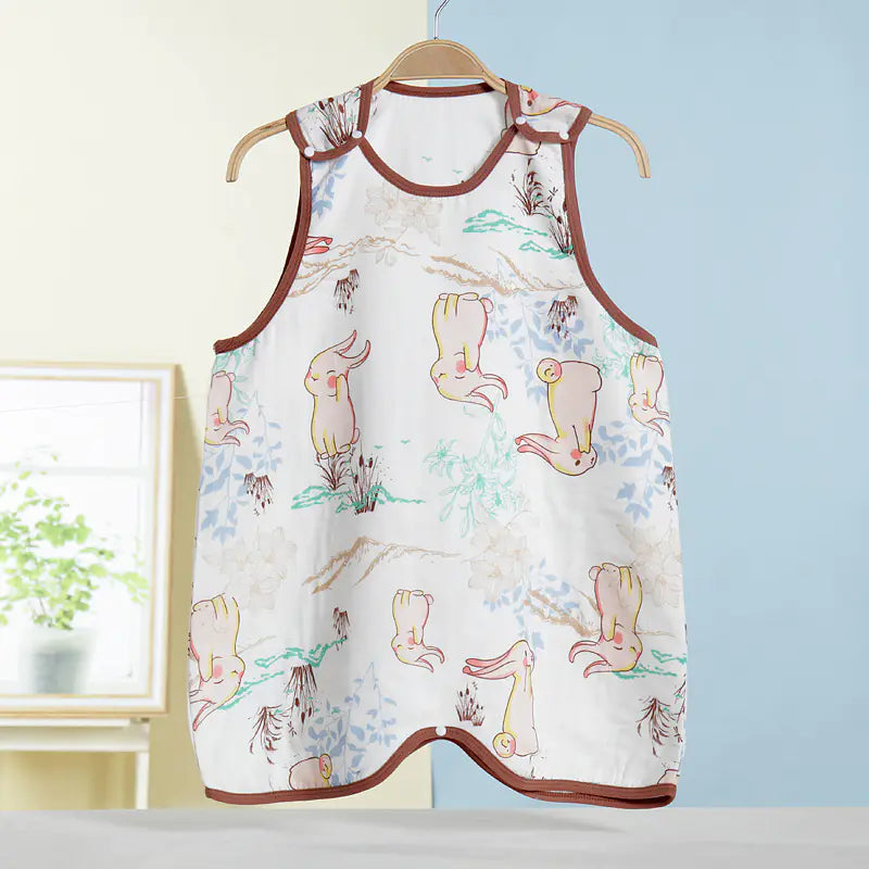Bamboo Fiber Antibacterial Children's Sleeping Bag Vest Pi-Mart