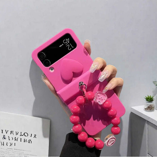 Cute Bracelet Hinge Case for Samsung Galaxy Z Flip 3 4 5 - Stylish and Protective Cover with Secure Grip for Zflip5 Phones LuxuryLifeWay Online Store