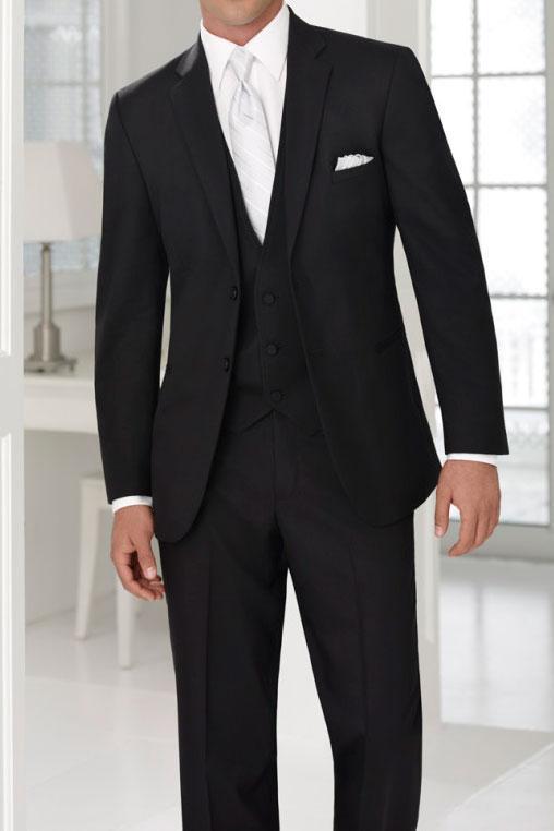 "Madison" Black Suit Jacket Notch (Separates) LuxuryLifeWay Online Store