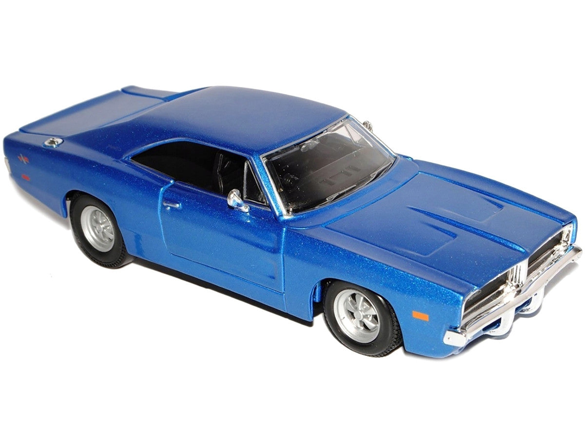 1969 Dodge Charger R/T Hemi Blue 1/25 Diecast Model Car by Maisto LuxuryLifeWay Online Store