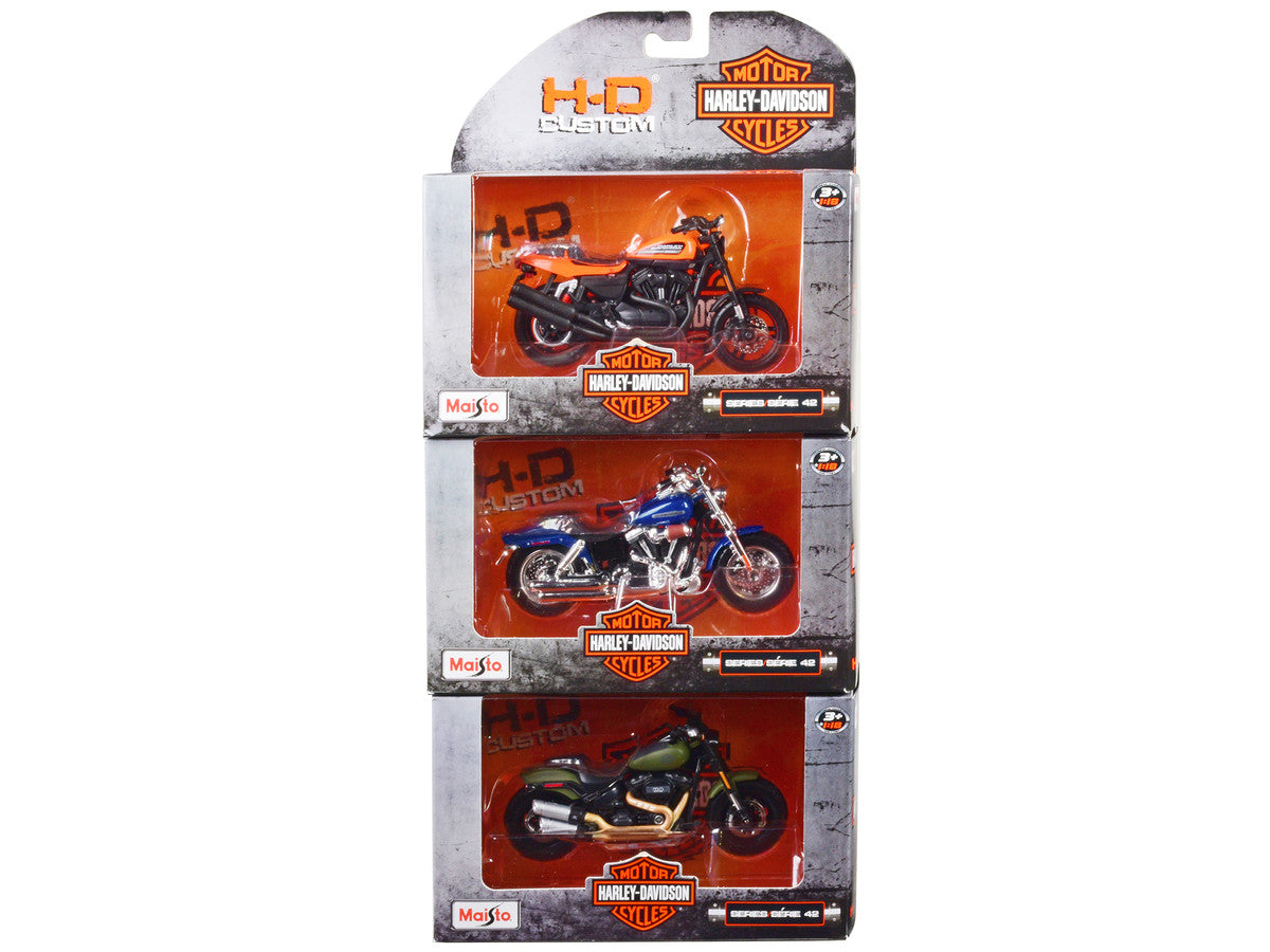 Harley-Davidson Motorcycles 6 piece Set Series 42 1/18 Diecast Motorcycle Models by Maisto LuxuryLifeWay Online Store