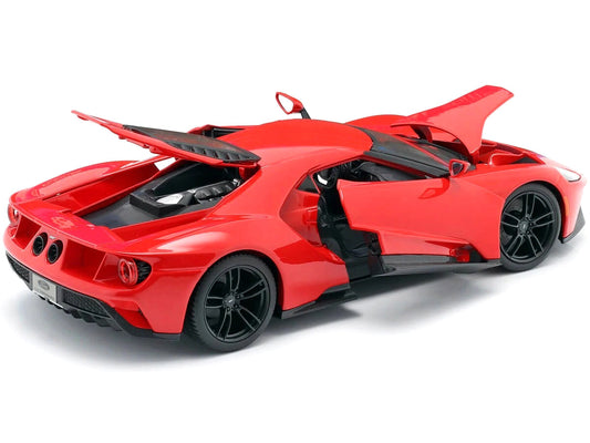 2017 Ford GT Red with Black Wheels "Special Edition" 1/18 Diecast Model Car by Maisto LuxuryLifeWay Online Store