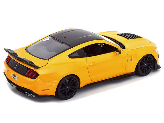 2020 Ford Mustang Shelby GT500 Yellow with Black Top "Special Edition" 1/18 Diecast Model Car by Maisto LuxuryLifeWay Online Store