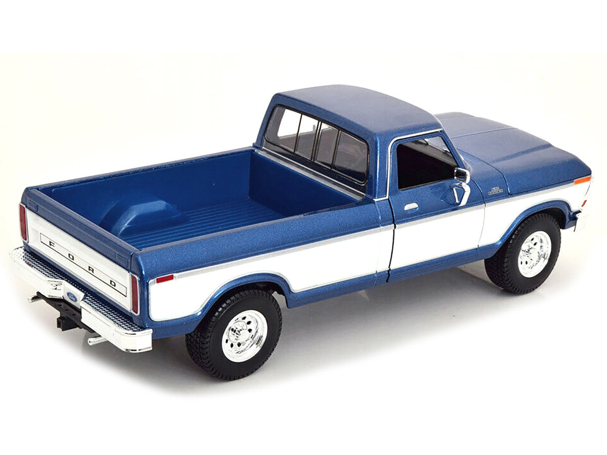 1979 Ford F-150 Ranger Pickup Truck Blue Metallic and Cream "Special Edition" 1/18 Diecast Model Car by Maisto LuxuryLifeWay Online Store