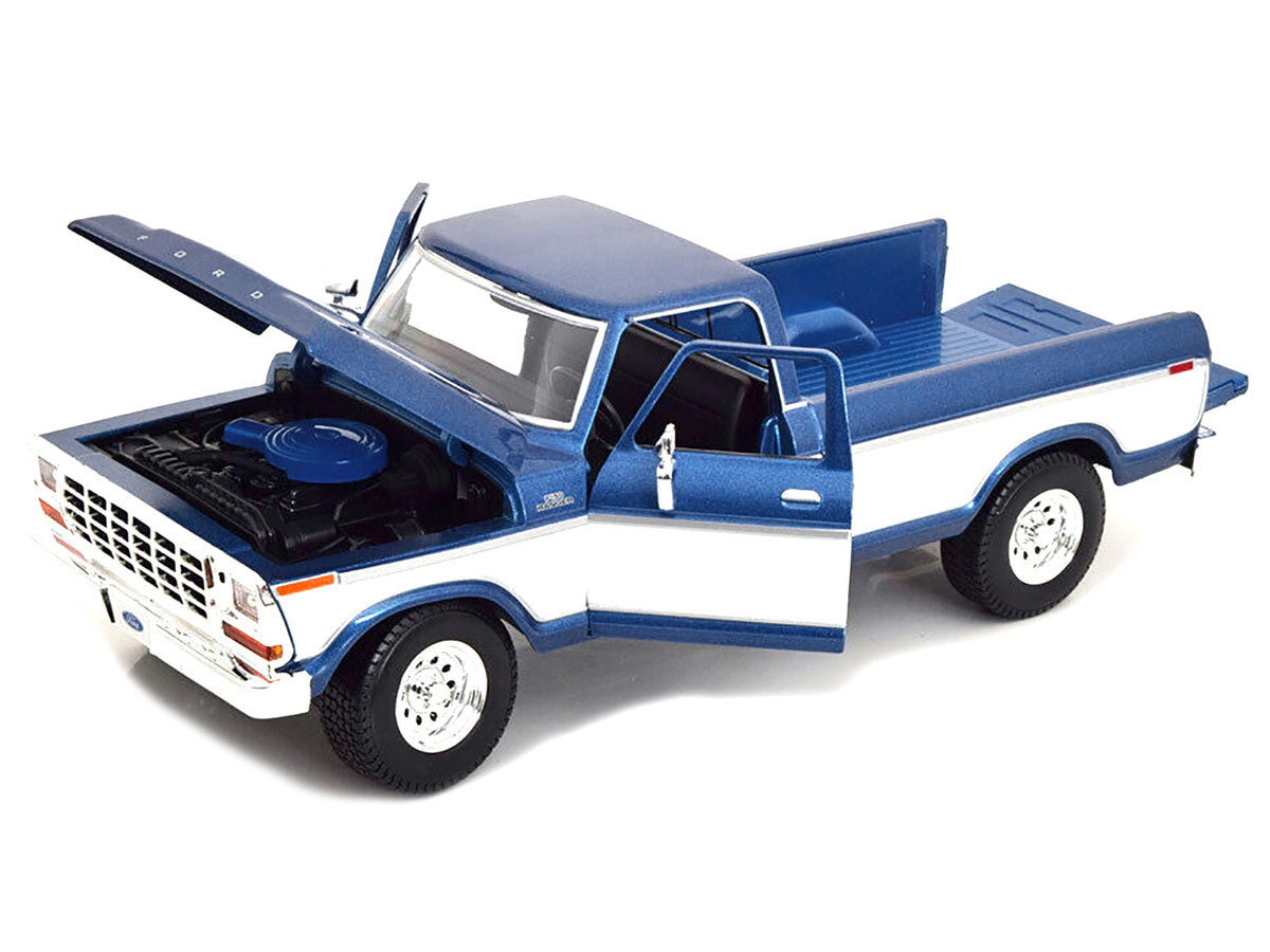 1979 Ford F-150 Ranger Pickup Truck Blue Metallic and Cream "Special Edition" 1/18 Diecast Model Car by Maisto LuxuryLifeWay Online Store