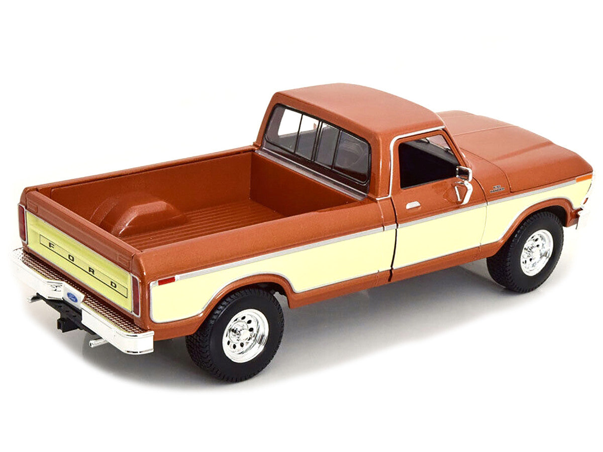 1979 Ford F-150 Ranger Pickup Truck Brown Metallic and Cream "Special Edition" 1/18 Diecast Model Car by Maisto LuxuryLifeWay Online Store