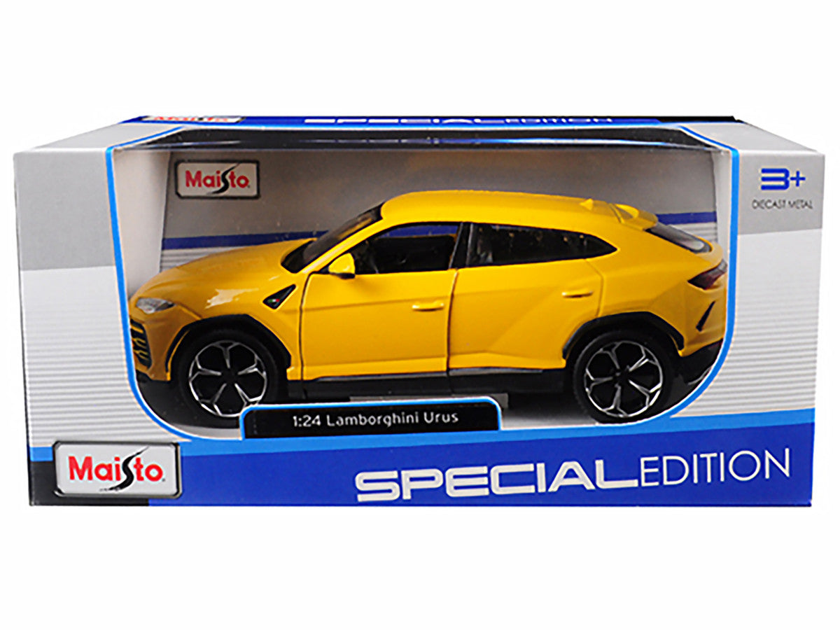Lamborghini Urus Yellow 1/24 Diecast Model Car by Maisto LuxuryLifeWay Online Store