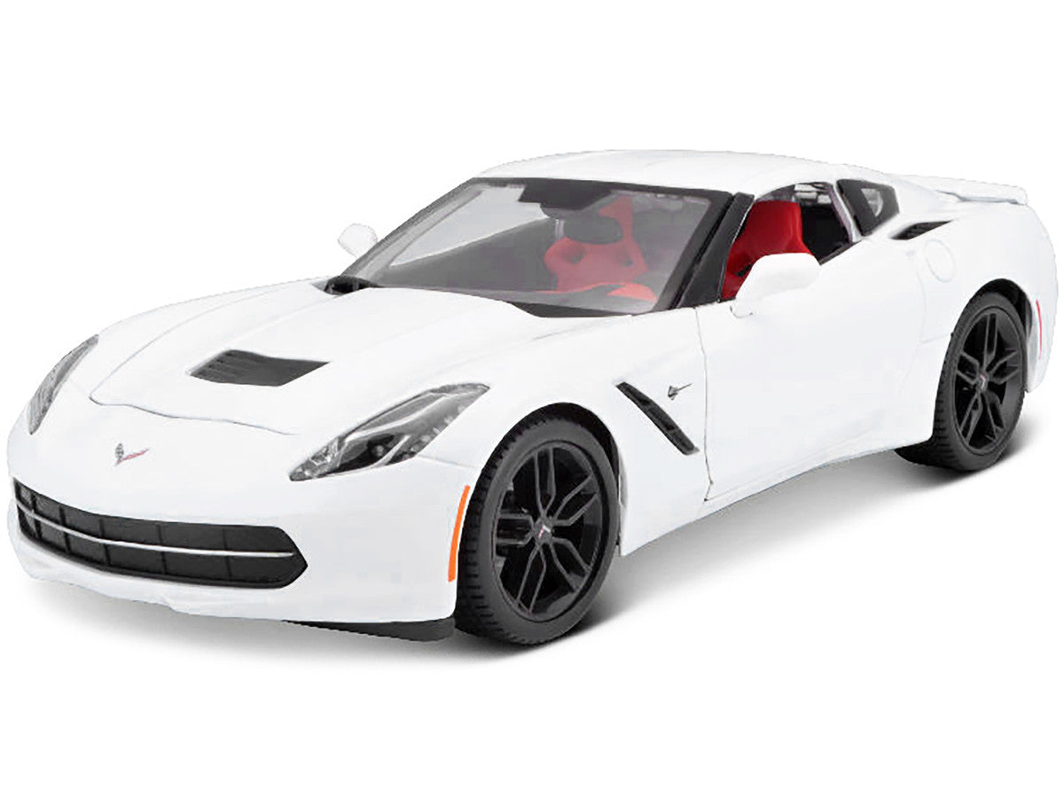 2014 Chevrolet Corvette Stingray C7 Z51 White 1/18 Diecast Model Car by Maisto LuxuryLifeWay Online Store