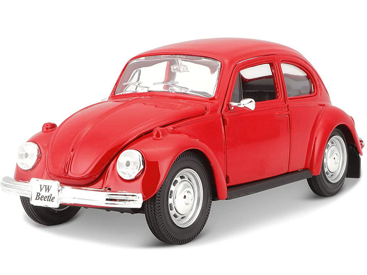 1973 Volkswagen Beetle Red 1/24 Diecast Model Car by Maisto LuxuryLifeWay Online Store