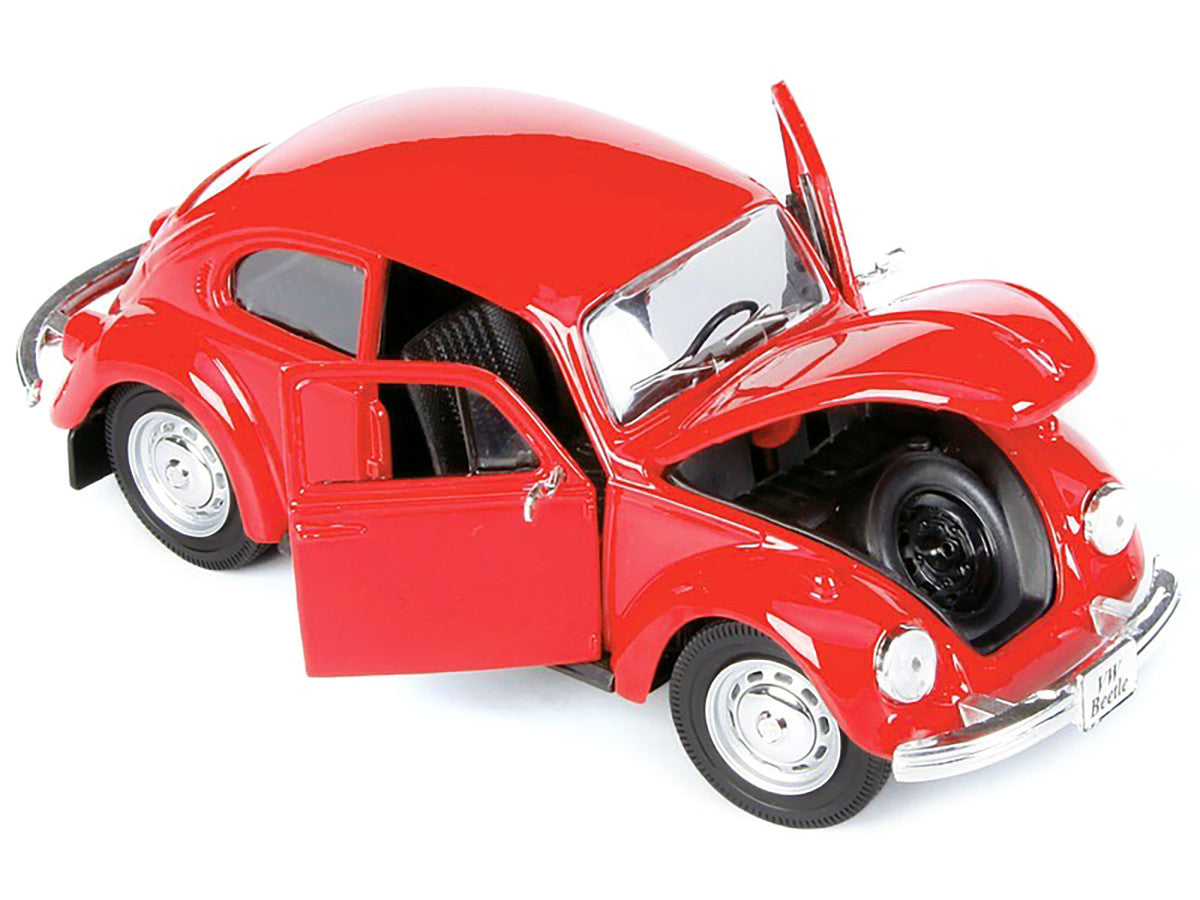 1973 Volkswagen Beetle Red 1/24 Diecast Model Car by Maisto LuxuryLifeWay Online Store