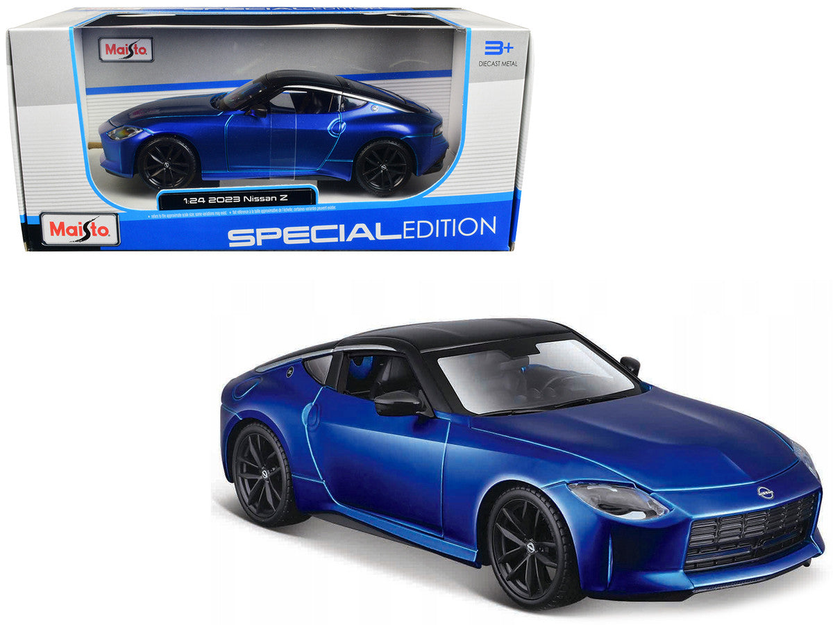 2023 Nissan Z Blue Metallic with Black Top "Special Edition" Series 1/24 Diecast Model Car by Maisto LuxuryLifeWay Online Store