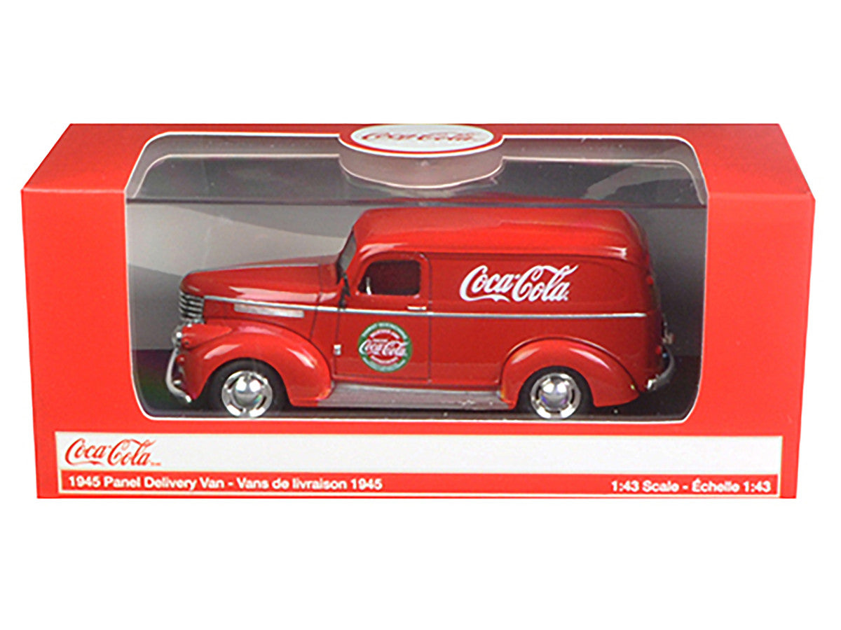 1945 Panel Delivery Van "Coca-Cola" Red 1/43 Diecast Model Car by Motorcity Classics LuxuryLifeWay Online Store