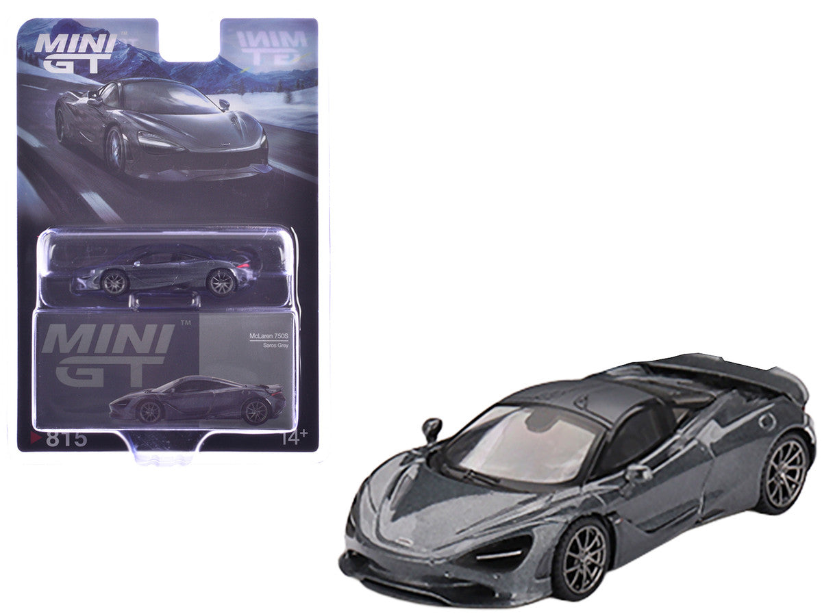 McLaren 750S Saros Gray Limited Edition 1/64 Diecast Model Car by Mini GT LuxuryLifeWay Online Store