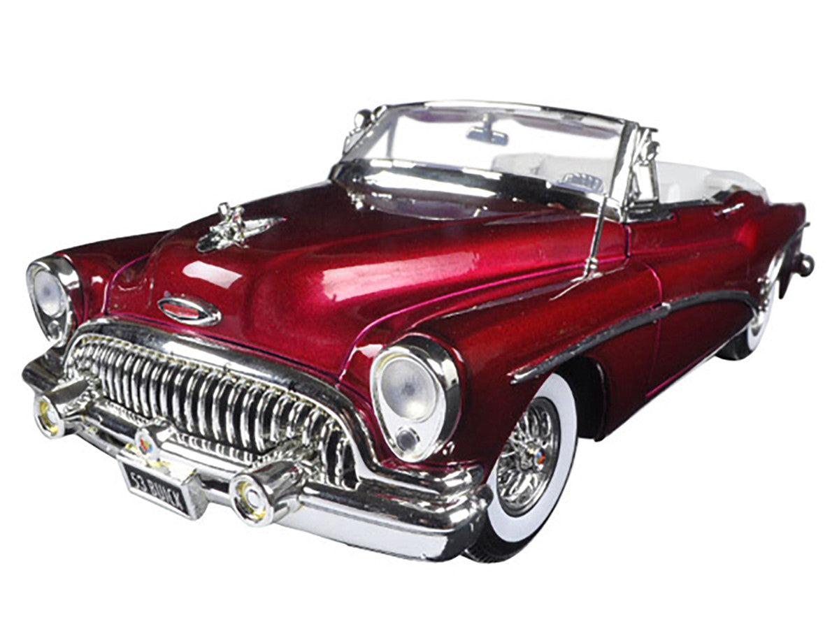 1953 Buick Skylark Burgundy 1/18 Diecast Model Car by Motormax LuxuryLifeWay Online Store