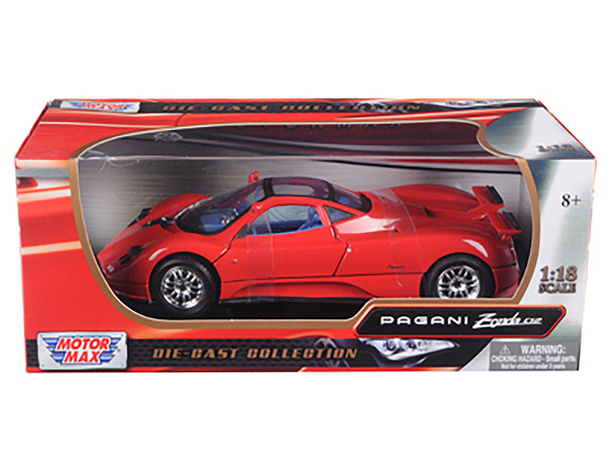 Pagani Zonda C12 Red 1/18 Diecast Model Car by Motormax LuxuryLifeWay Online Store