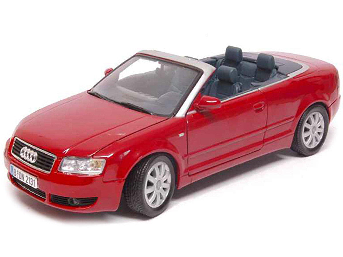 Audi A4 Red Convertible 1/18 Diecast Model Car by Motormax LuxuryLifeWay Online Store