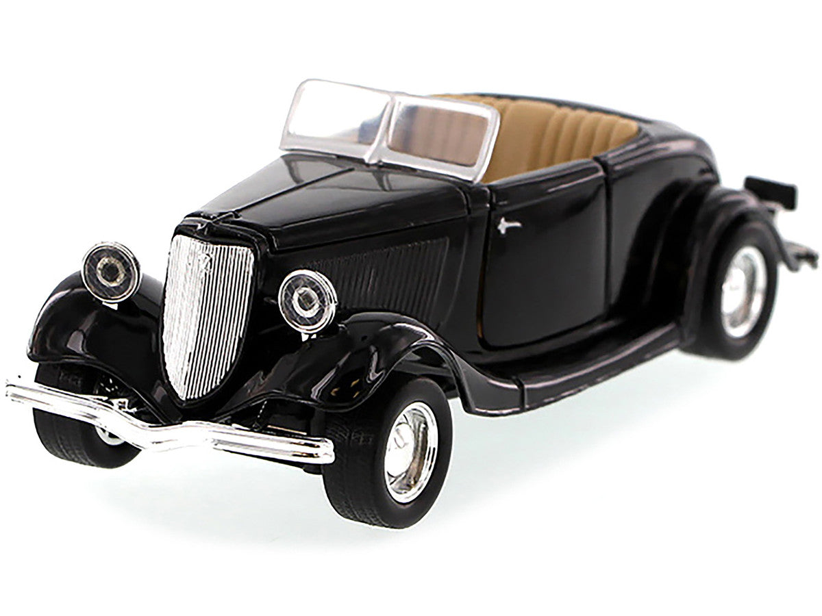 1934 Ford Coupe Convertible Black 1/24 Diecast Model Car by Motormax LuxuryLifeWay Online Store