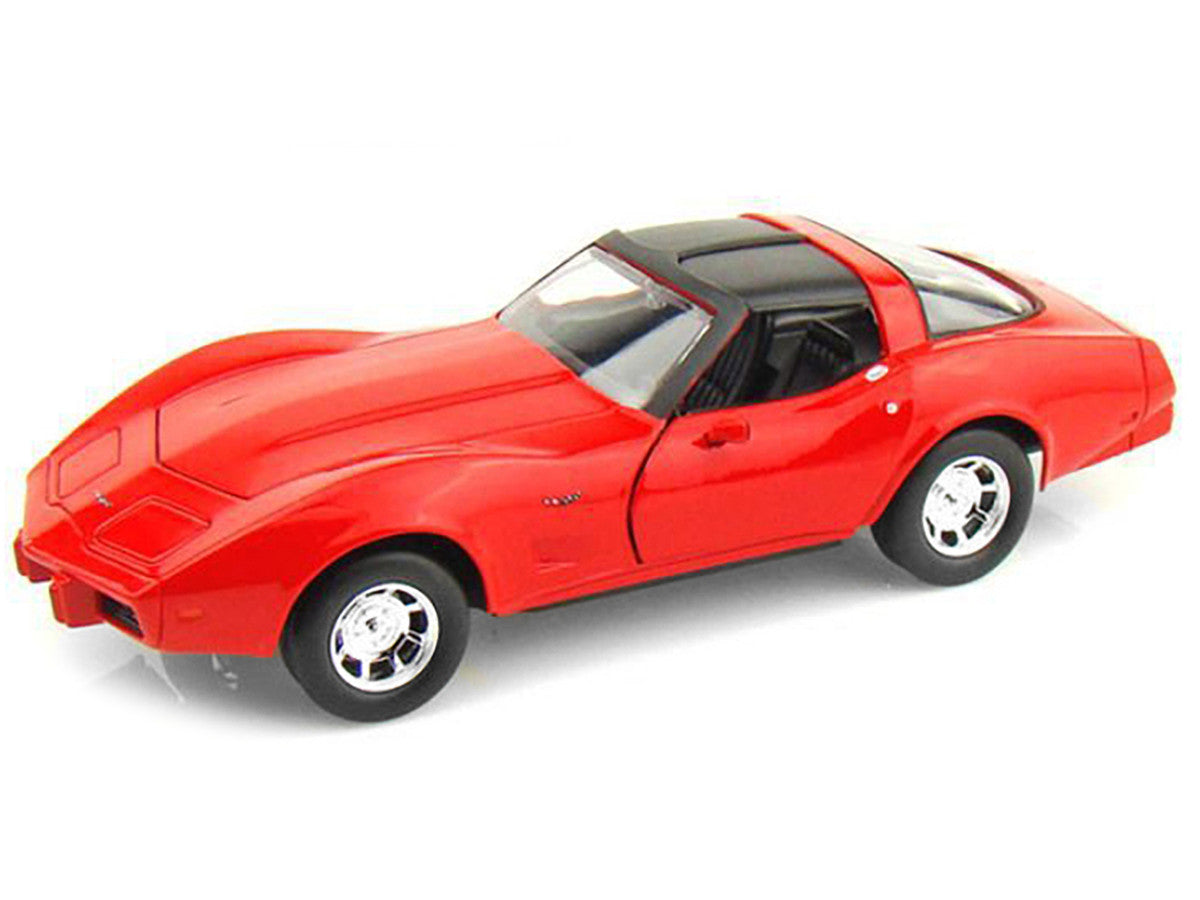 1979 Chevrolet Corvette Red 1/24 Diecast Model Car by Motormax LuxuryLifeWay Online Store