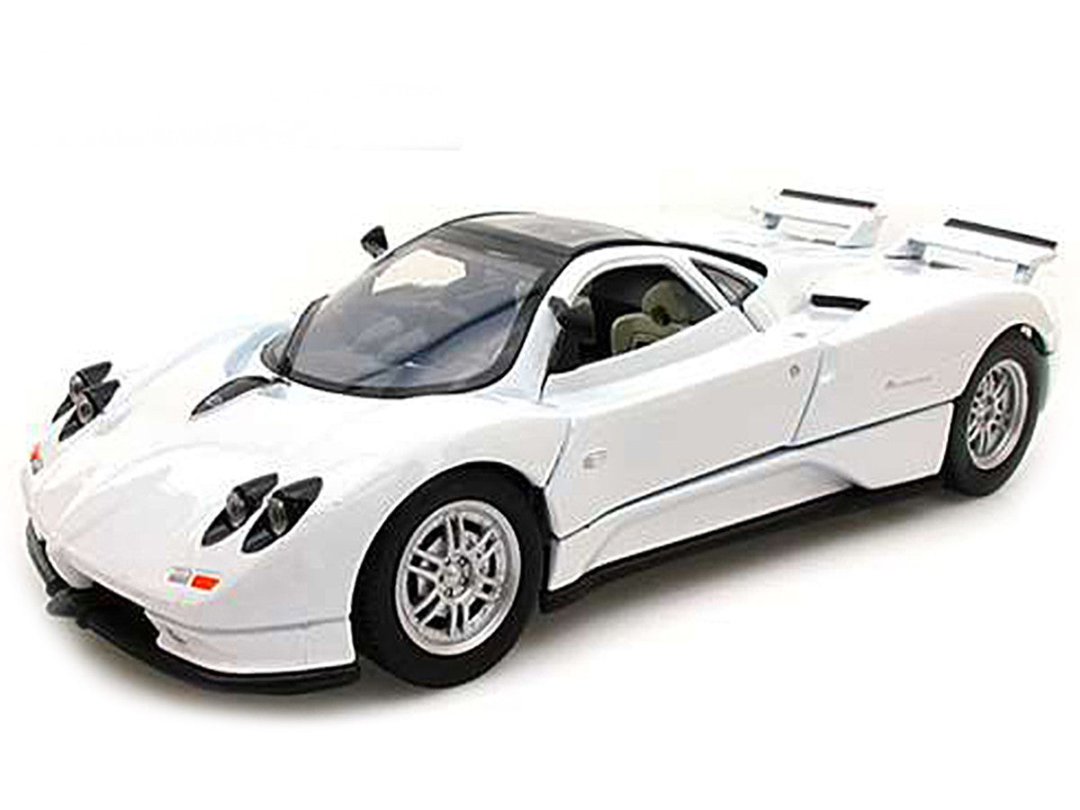 Pagani Zonda C12 White 1/24 Diecast Car Model by Motormax LuxuryLifeWay Online Store