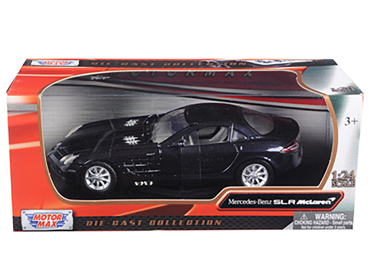 Mercedes Mclaren SLR Metallic Black 1/24 Diecast Model Car by Motormax LuxuryLifeWay Online Store