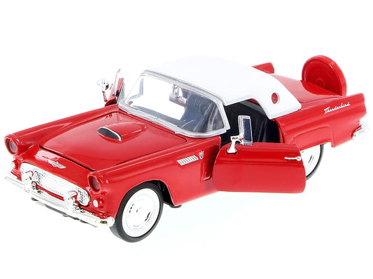 1956 Ford Thunderbird Red 1/24 Diecast Car Model by Motormax LuxuryLifeWay Online Store