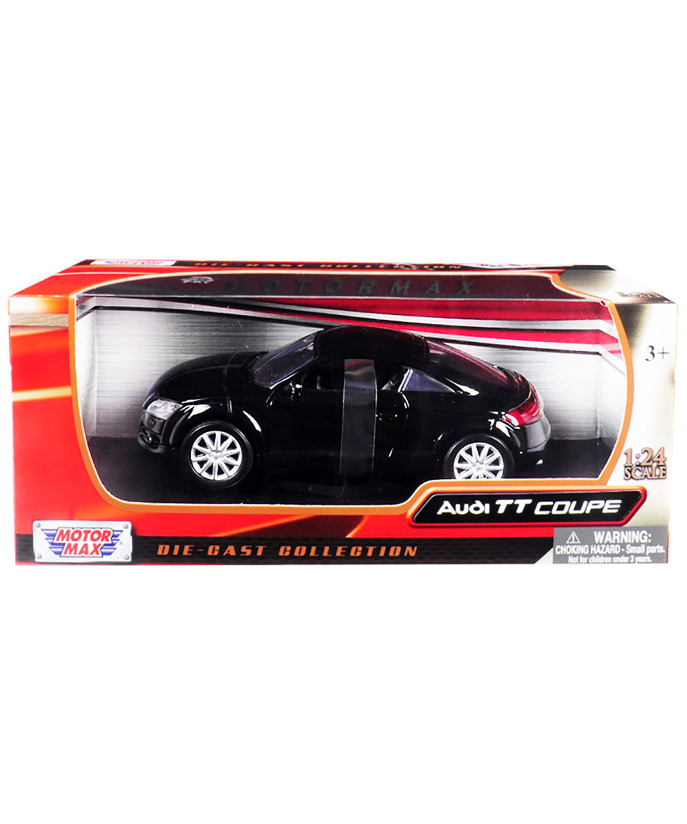 Audi TT Coupe Black 1/24 Diecast Model Car by Motormax LuxuryLifeWay Online Store