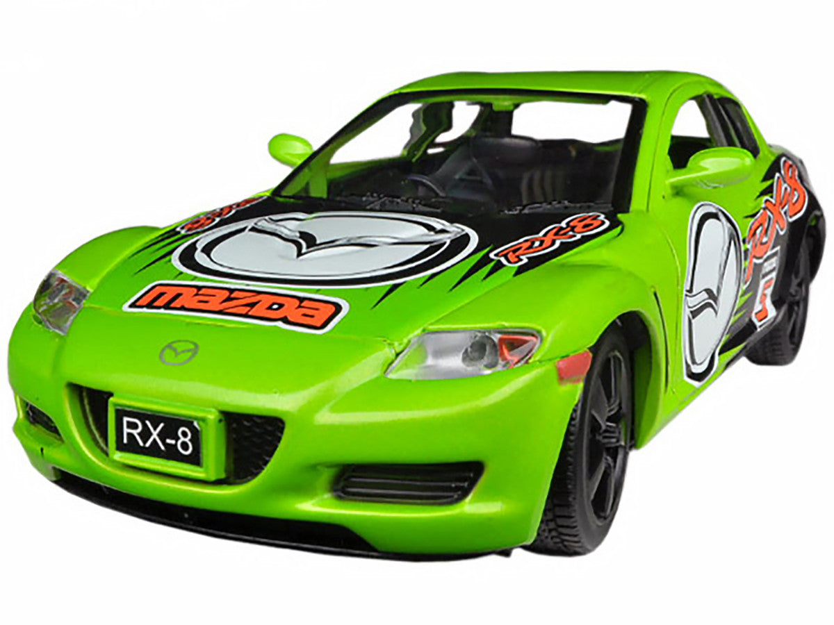 Mazda RX-8 #5 Green "GT Racing" Series 1/24 Diecast Model Car by Motormax LuxuryLifeWay Online Store