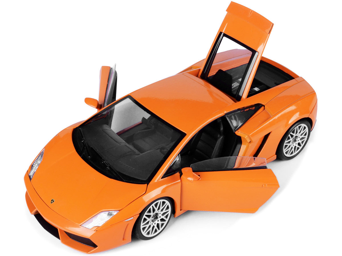Lamborghini LP 560-4 Orange 1/18 Diecast Car Model by Motormax LuxuryLifeWay Online Store