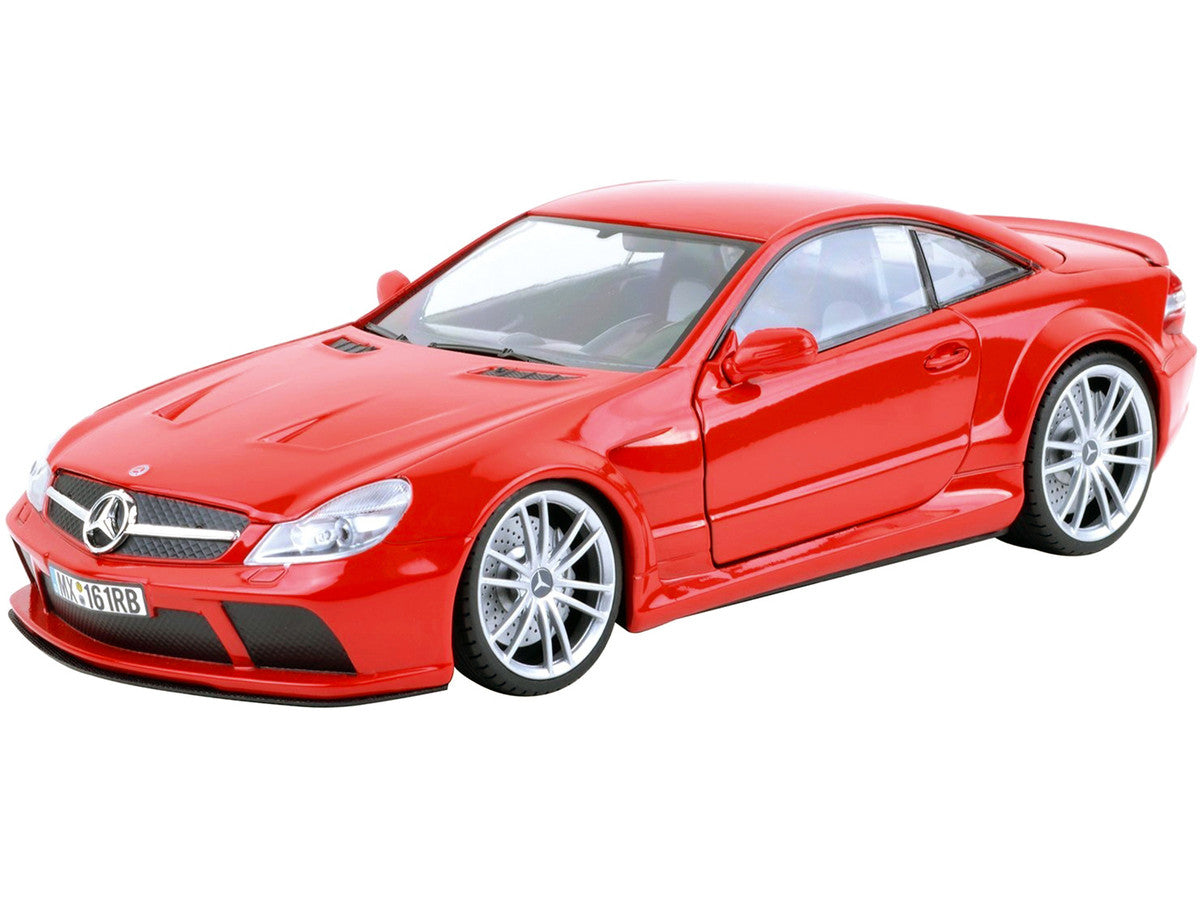 Mercedes SL65 AMG Black Series (R230) Red 1/18 Diecast Model Car by Motormax LuxuryLifeWay Online Store