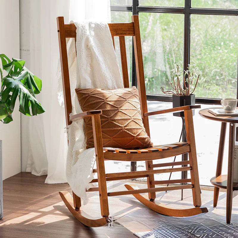 Outdoor Rocking Chair - Solid Wood American Style Best YouTube Store