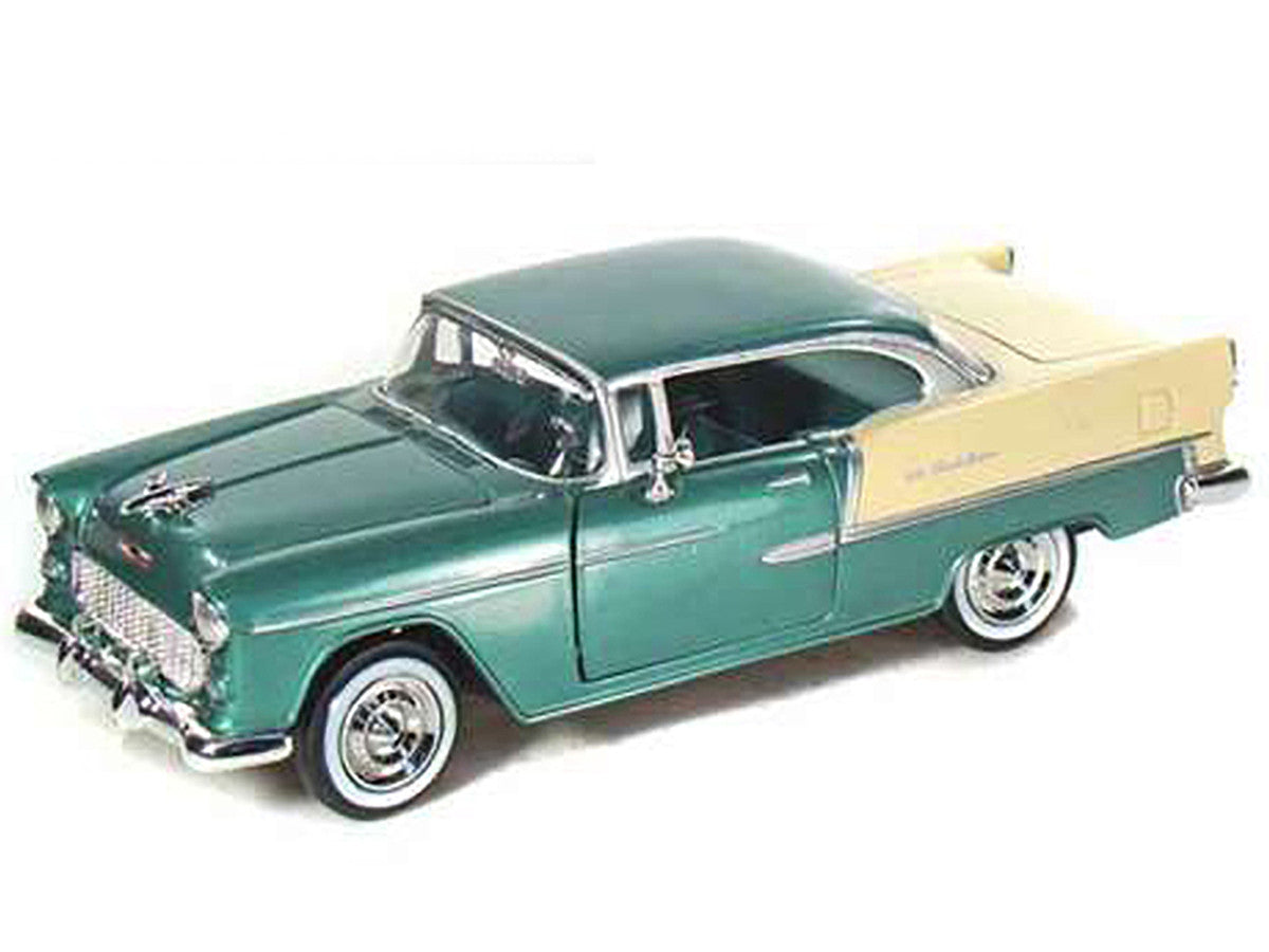 1955 Chevrolet Bel Air Green 1/24 Diecast Model Car by Motormax LuxuryLifeWay Online Store