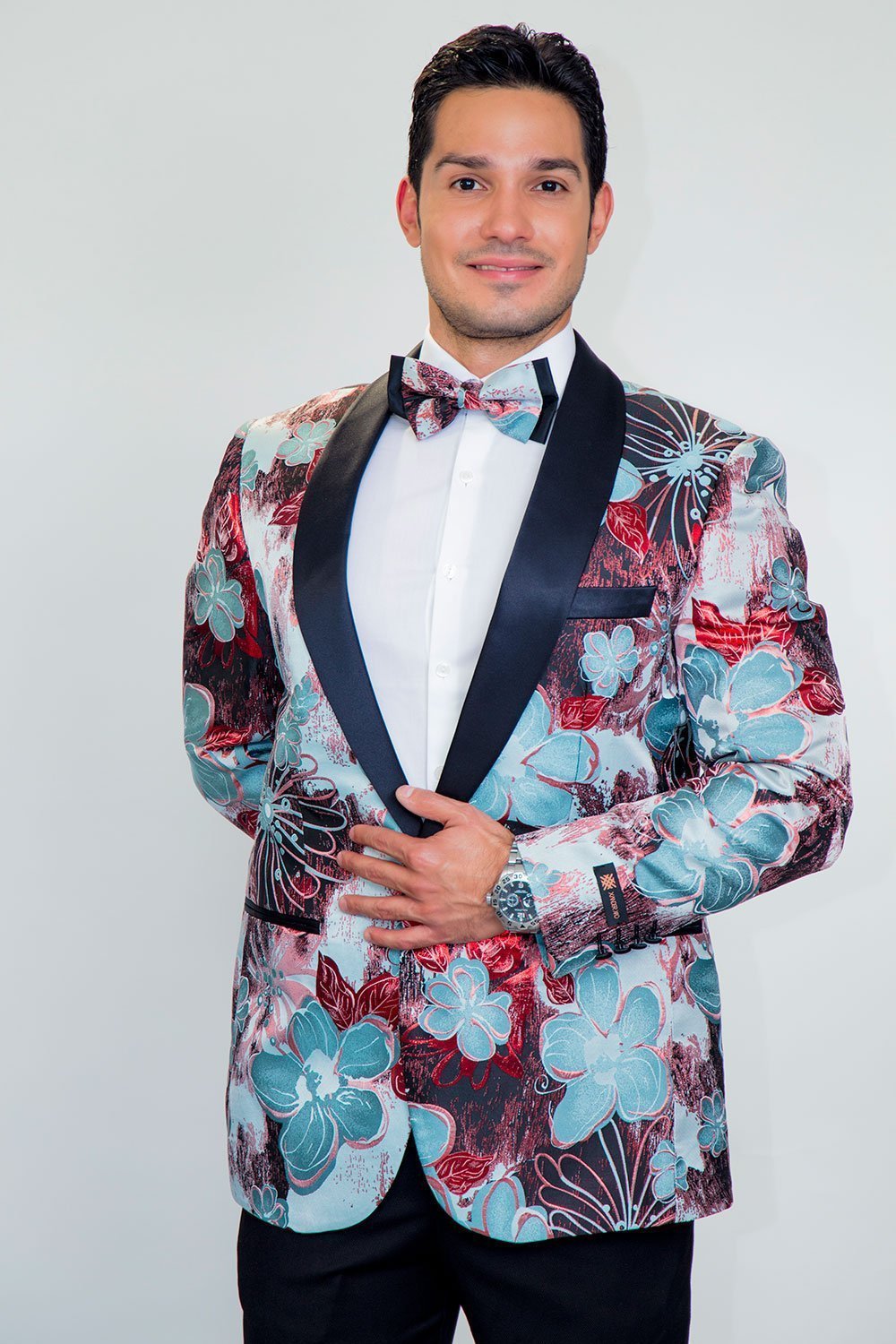 "Monte Carlo" Tuxedo Jacket Shawl LuxuryLifeWay Online Store