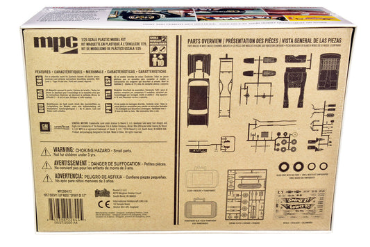 Skill 2 Model Kit 1957 Chevrolet Gasser Flip Nose "Spirit of 57" 1/25 Scale Model by MPC LuxuryLifeWay Online Store