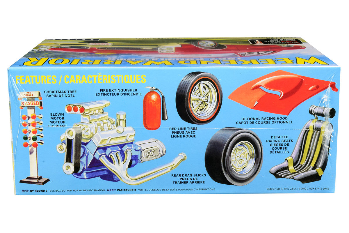 Skill 3 Model Kit 1967 Pontiac GTO "Weekend Warrior" 3 in 1 Kit 1/25 Scale Model by MPC LuxuryLifeWay Online Store
