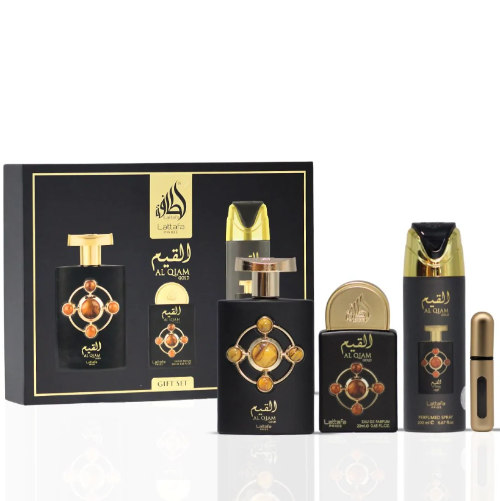 Lattafa Al Qiam Gold 3 Piece Gift Set LuxuryLifeWay Online Store
