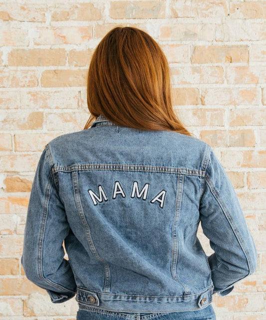 Blue Denim Mama Jacket LuxuryLifeWay Online Store