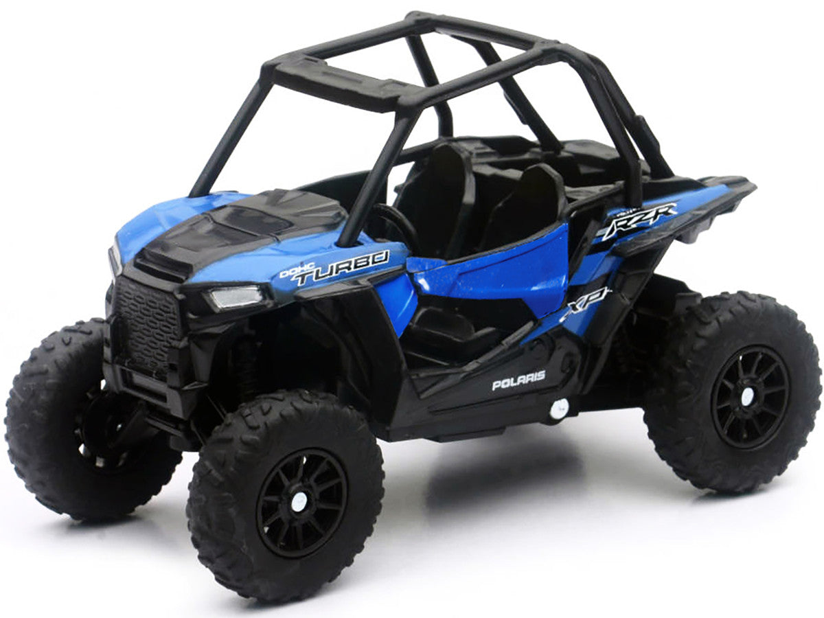 Polaris RZR XP Turbo DOHC Mini ATV Blue and Black Diecast Model by New Ray LuxuryLifeWay Online Store