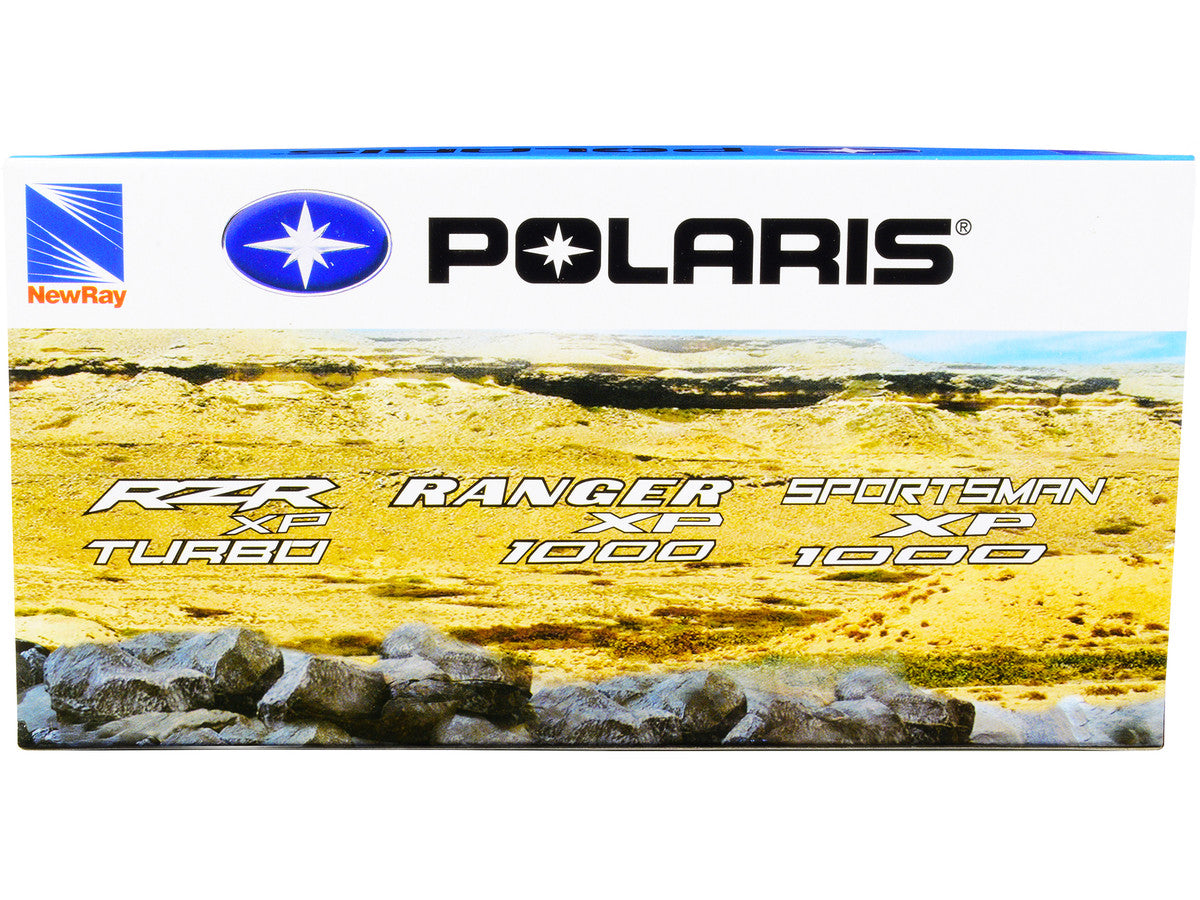 Polaris RZR XP Turbo DOHC Mini ATV Blue and Black Diecast Model by New Ray LuxuryLifeWay Online Store