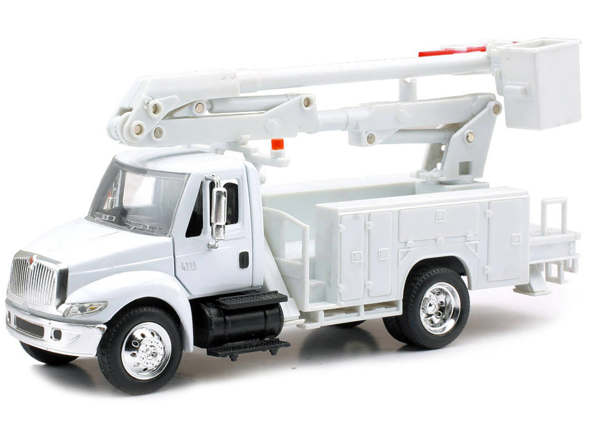 International 4200 Line Maintenance Service Truck White "Long Haul Trucker" Series 1/43 Diecast Model by New Ray LuxuryLifeWay Online Store