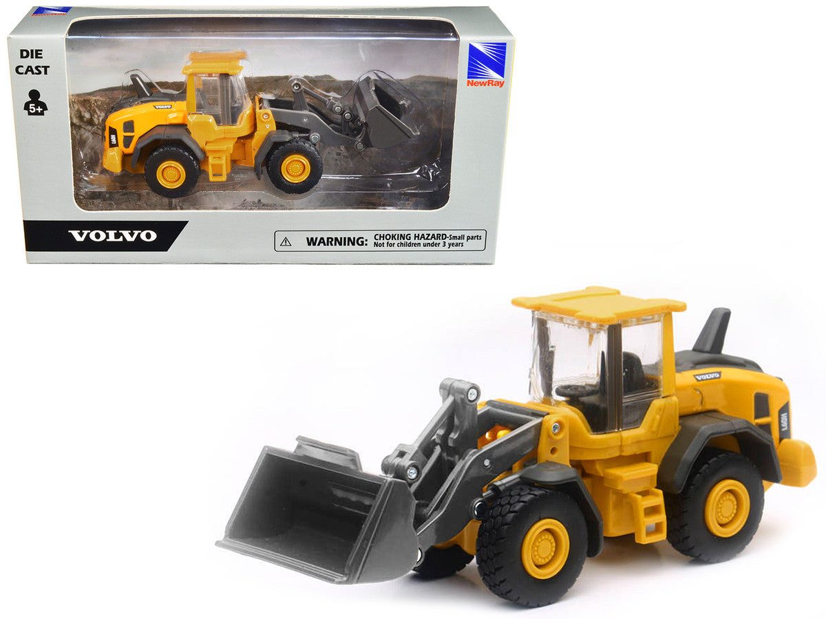 Volvo L60H Wheel Loader Yellow Diecast Model by New Ray LuxuryLifeWay Online Store